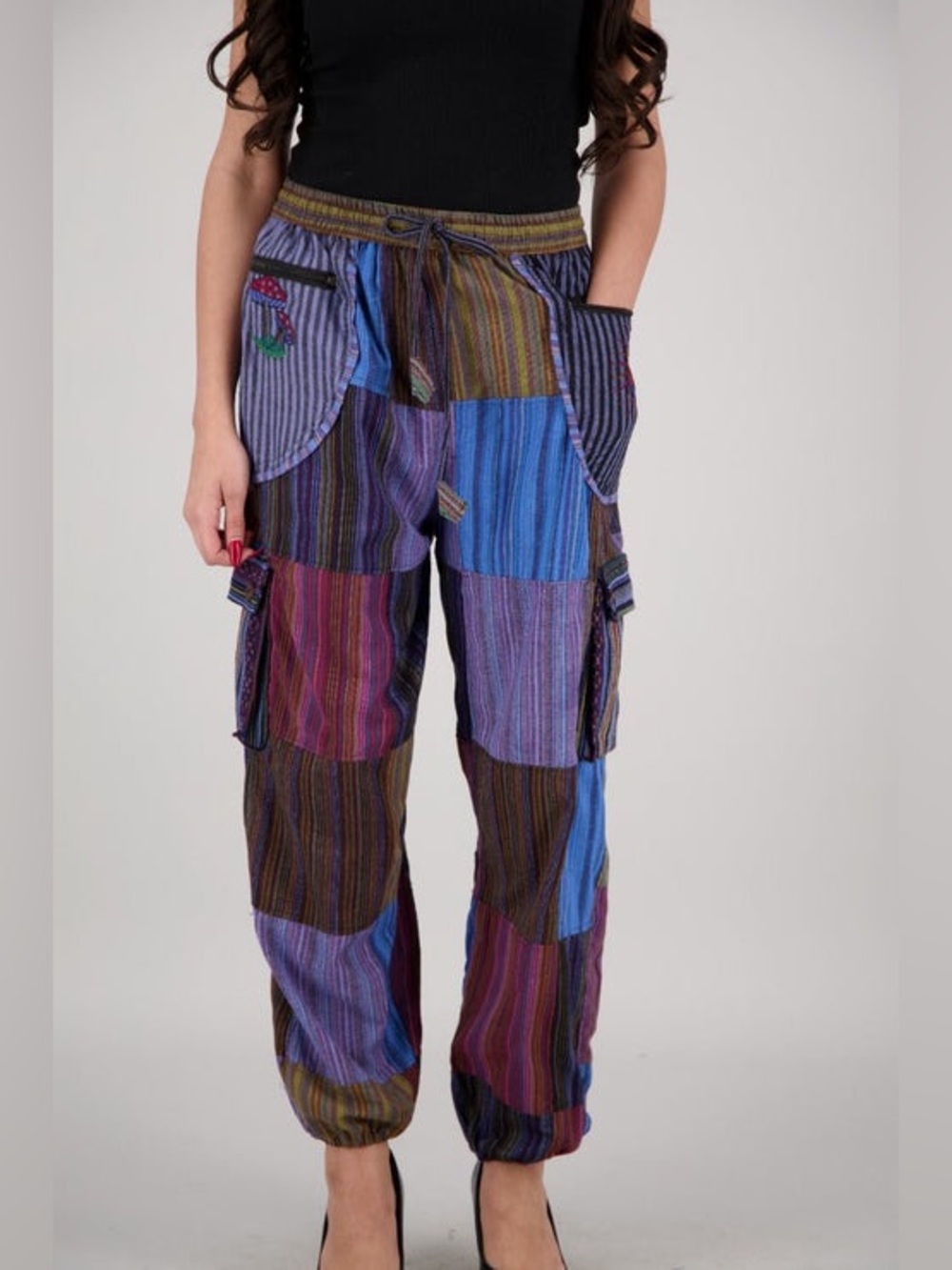 Ananta Patchwork Multicolor Lounge Pants